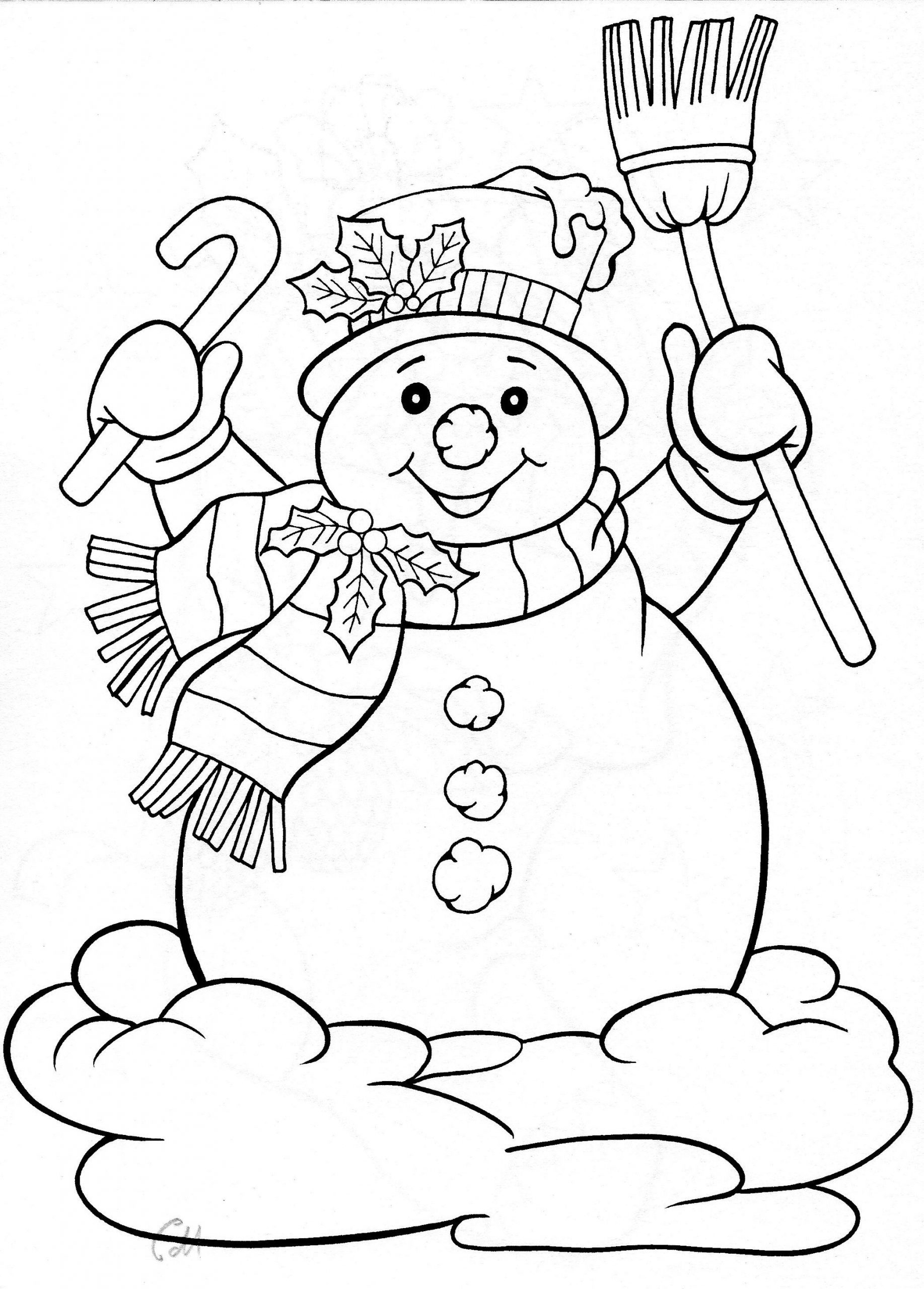 printable holiday coloring pictures