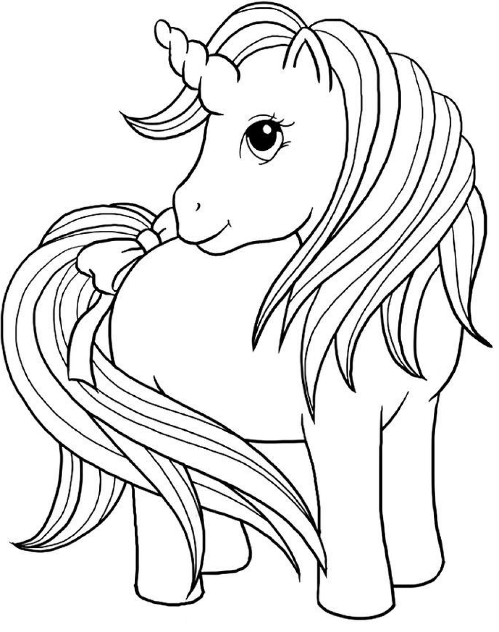 Printable Coloring Pages Of Unicorns