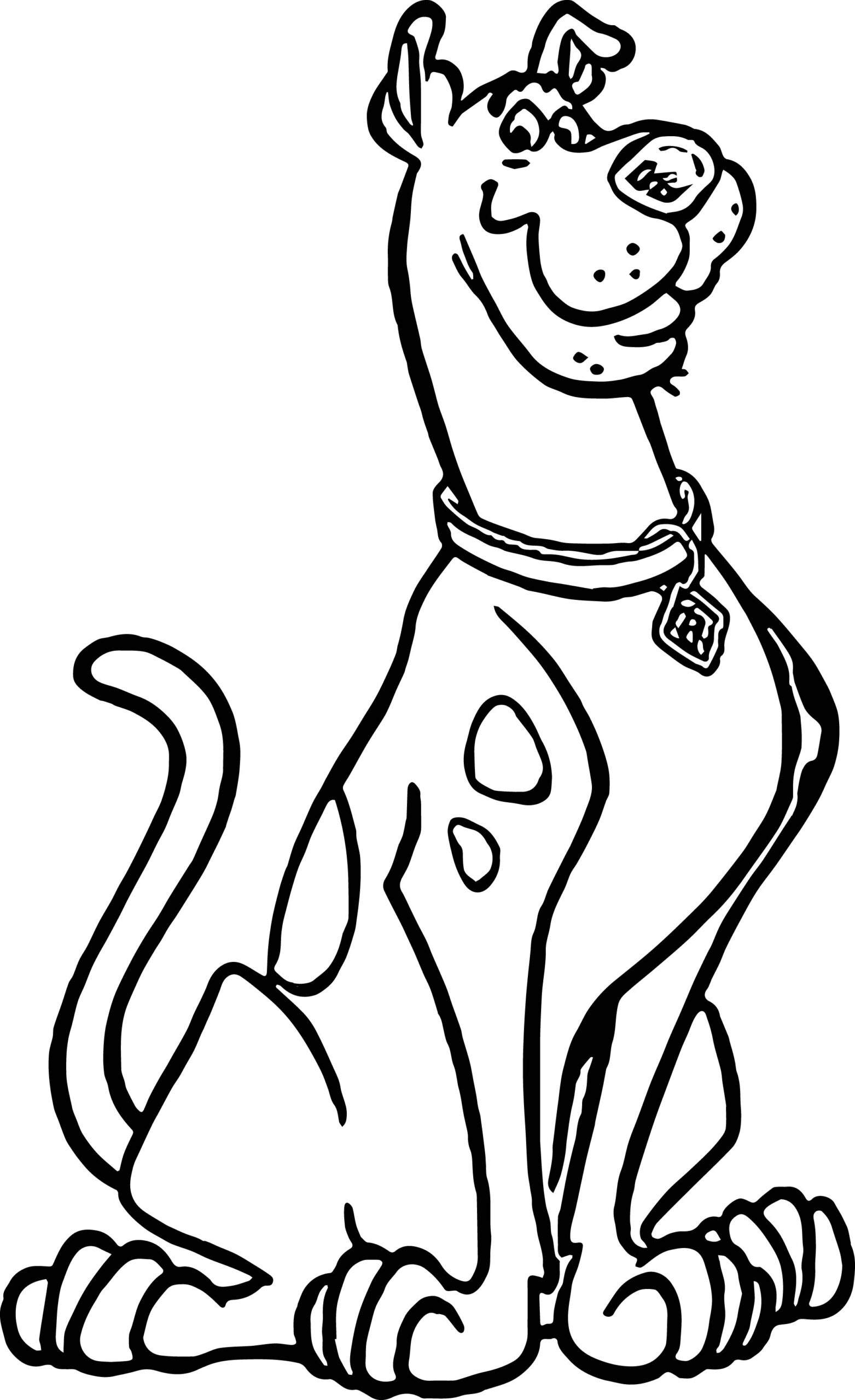 Printable Coloring Pages Scooby Doo