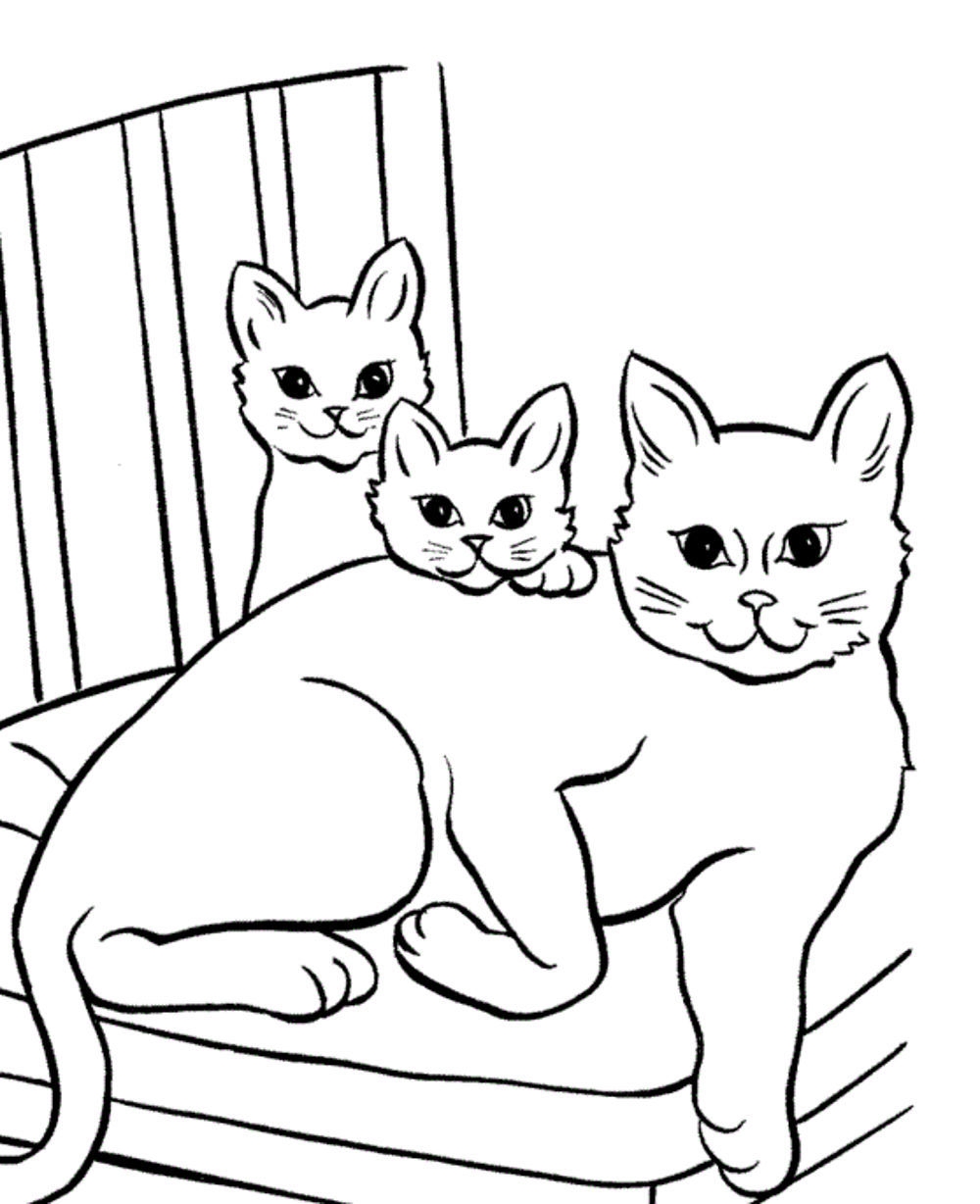 Printable Coloring Pages Unleash Your Inner Artist With Adorable Cats