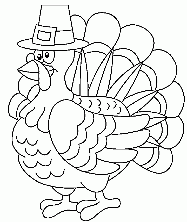 Printable Coloring Pictures Of Turkeys And Deer Coloring Pages