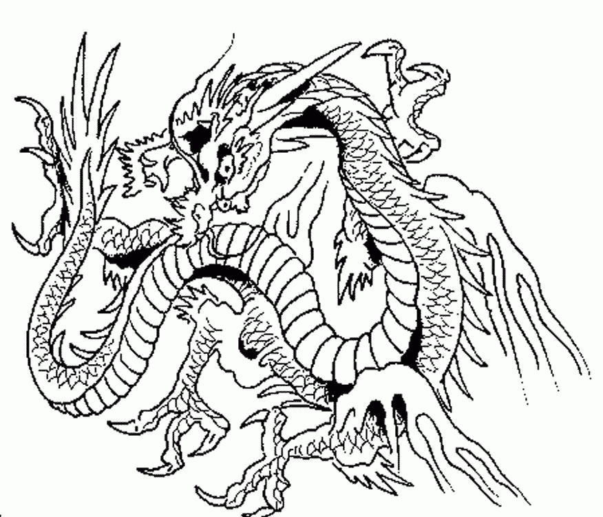 printable pictures of dragons