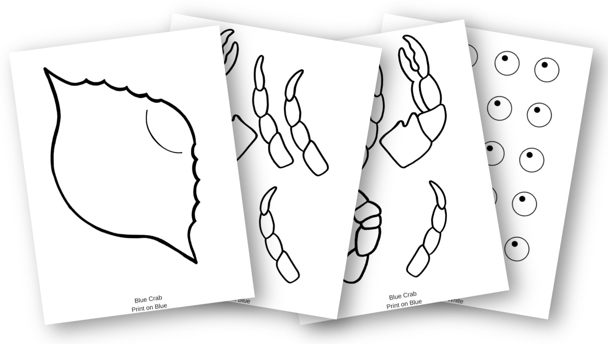 Printable Crab Craft Template