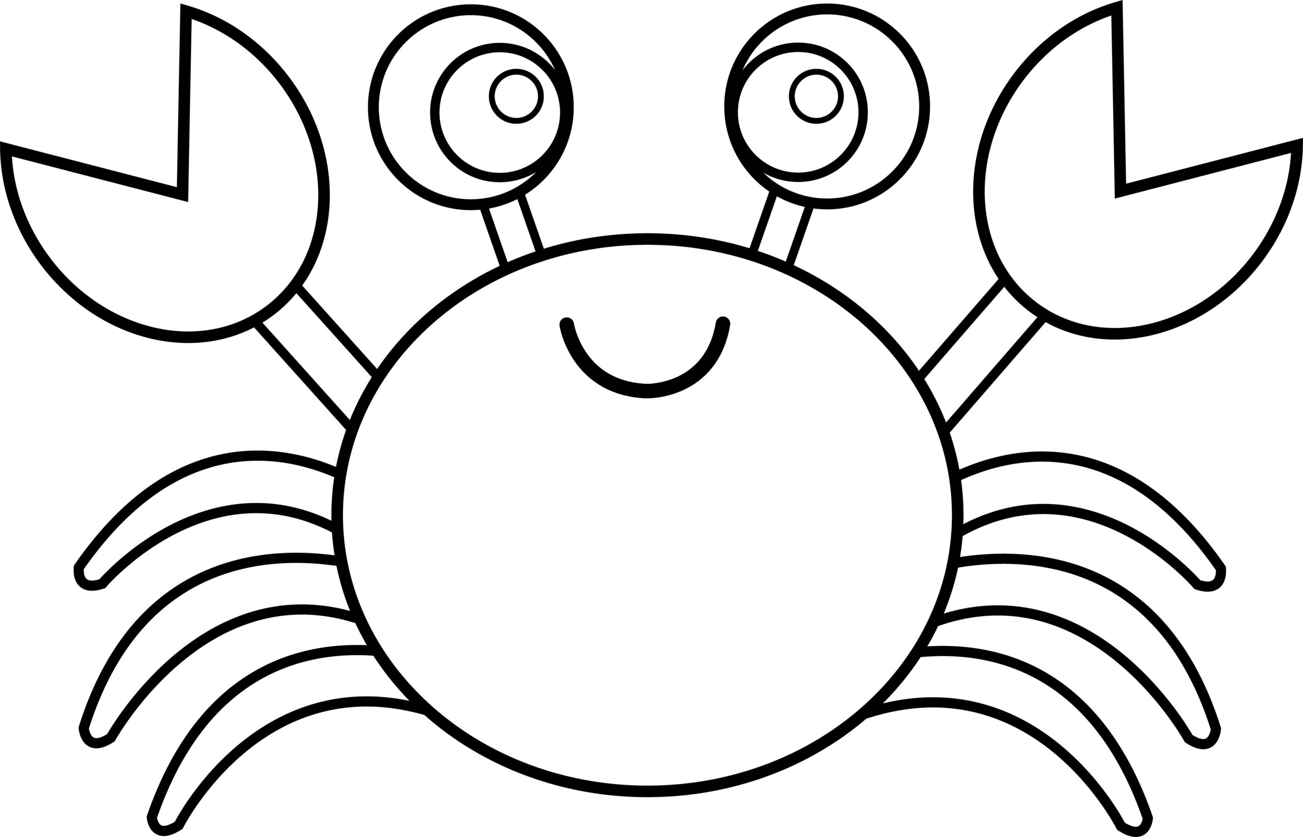 Printable Crab Craft Template