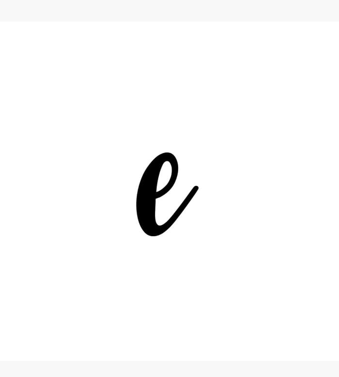 Printable Cursive Letter E Small Free Download And Print For You 