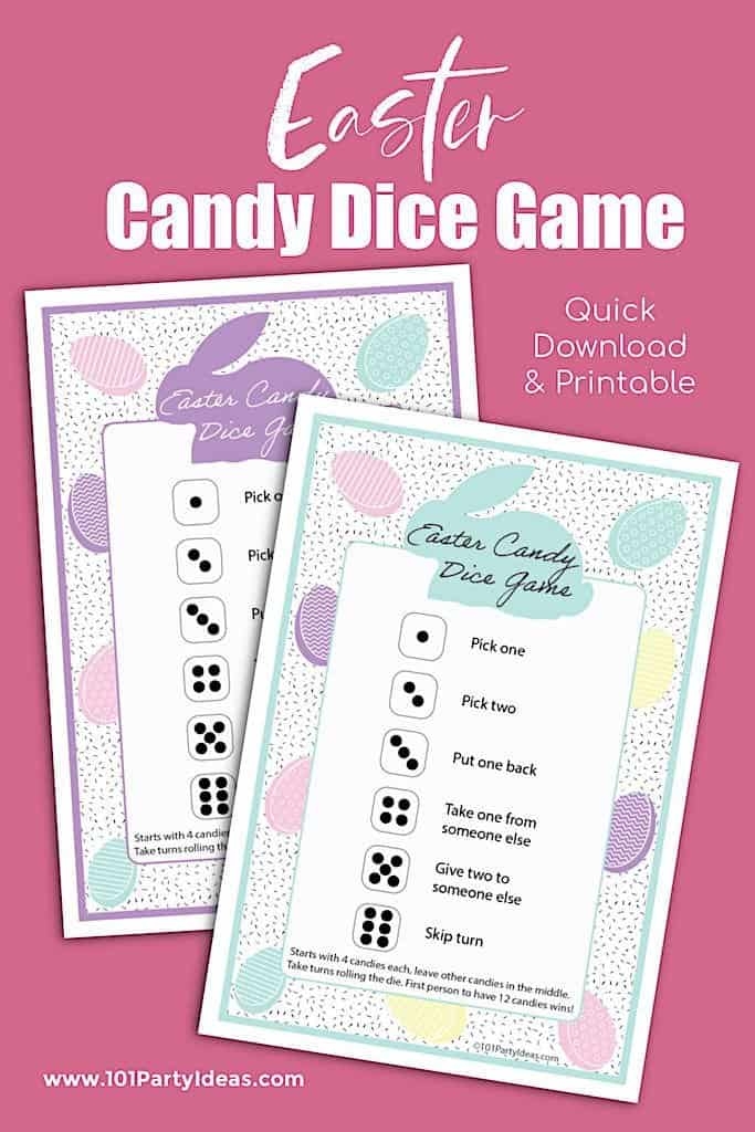 Printable Dice Game Sheets