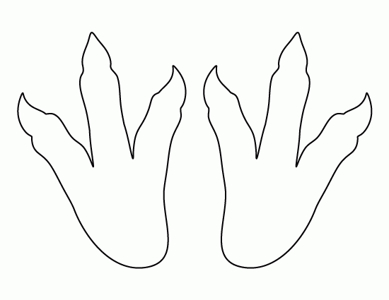 Printable Dinosaur Tracks