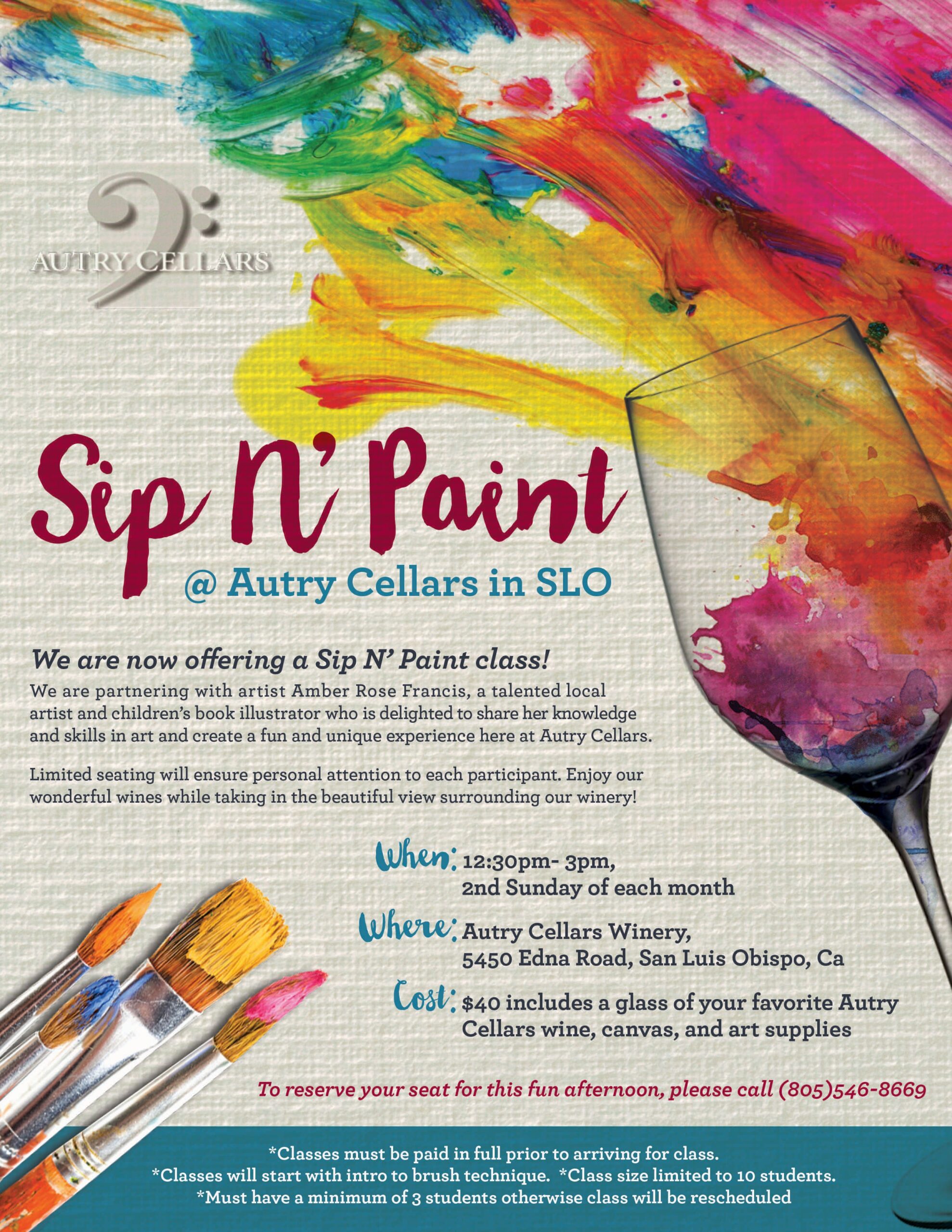 Printable Easy Paint And Sip Templates Recipebery
