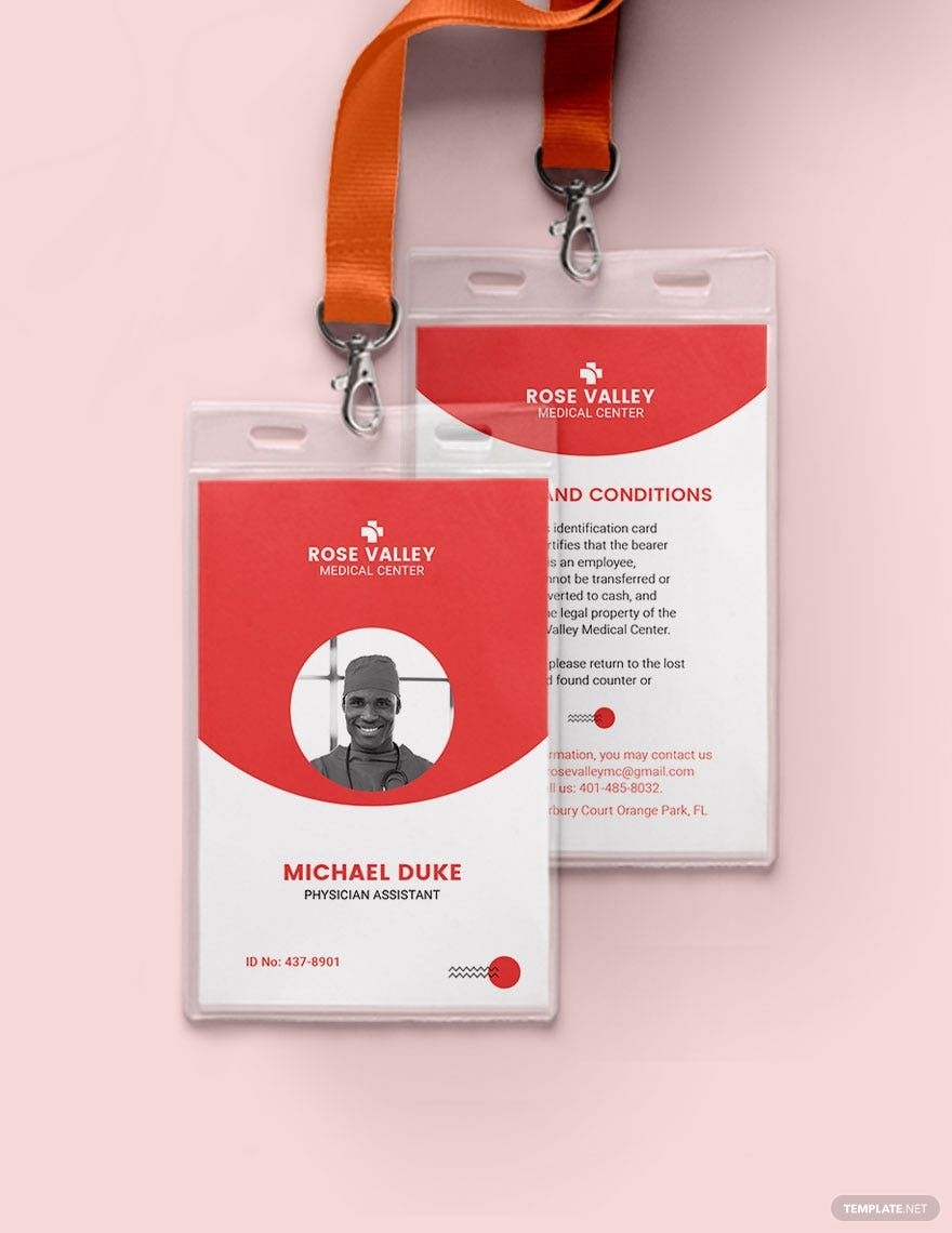 printable emergency id card template