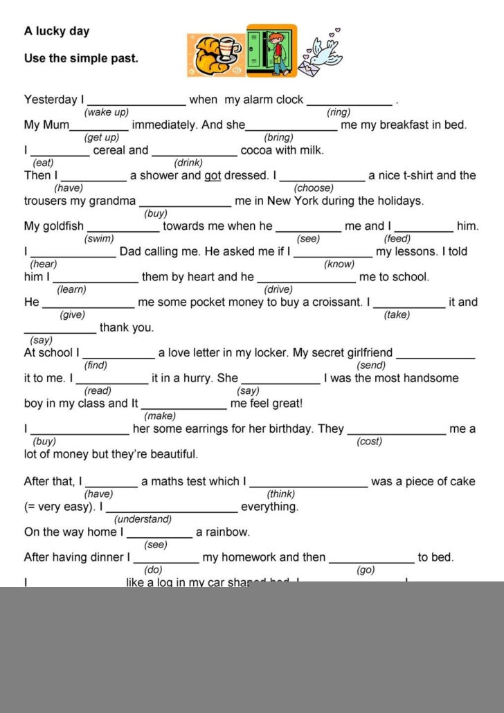 morning activity middle school printable