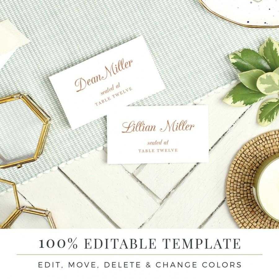 printable escort cards template