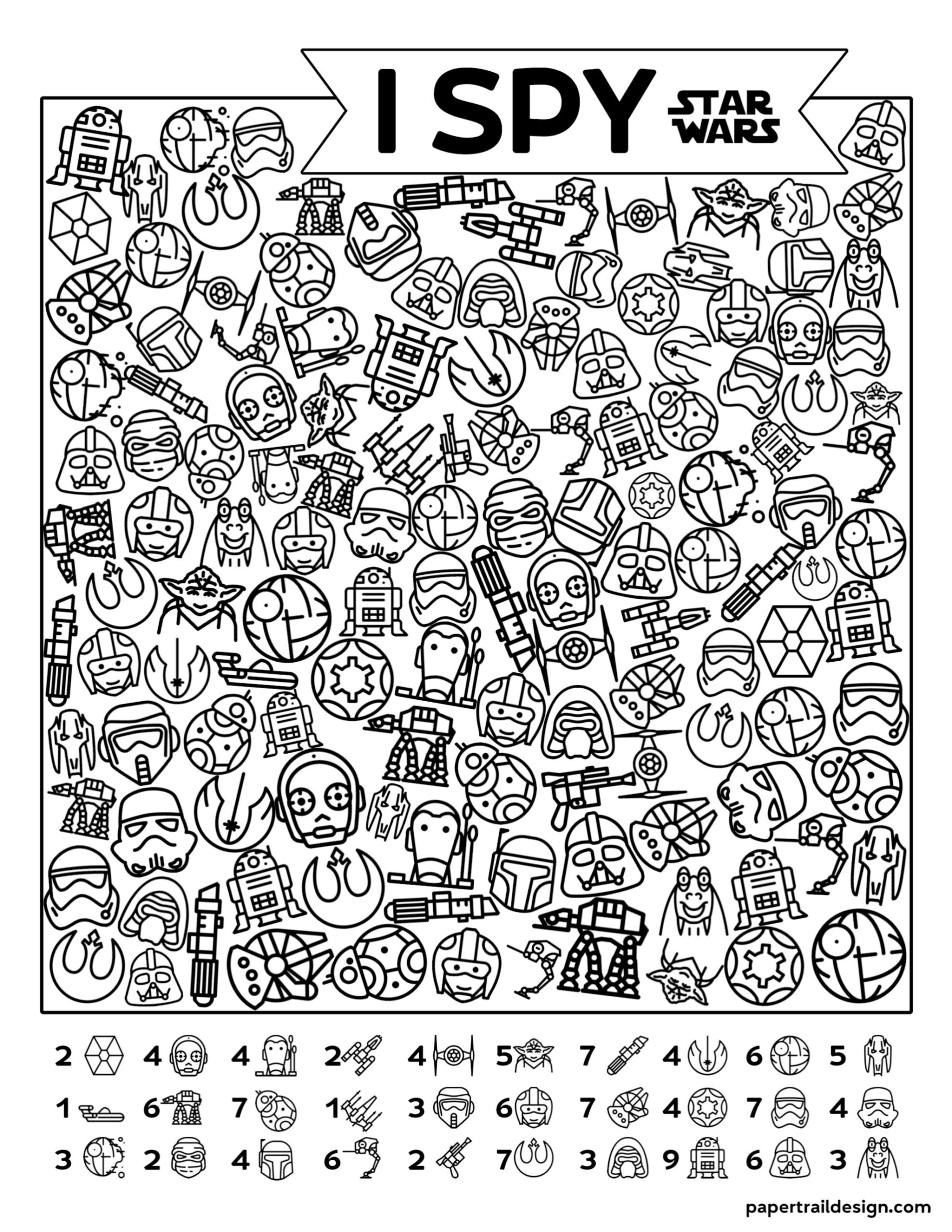 Printable Eye Spy Printable Word Searches