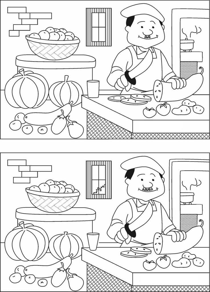 Printable Find The Difference