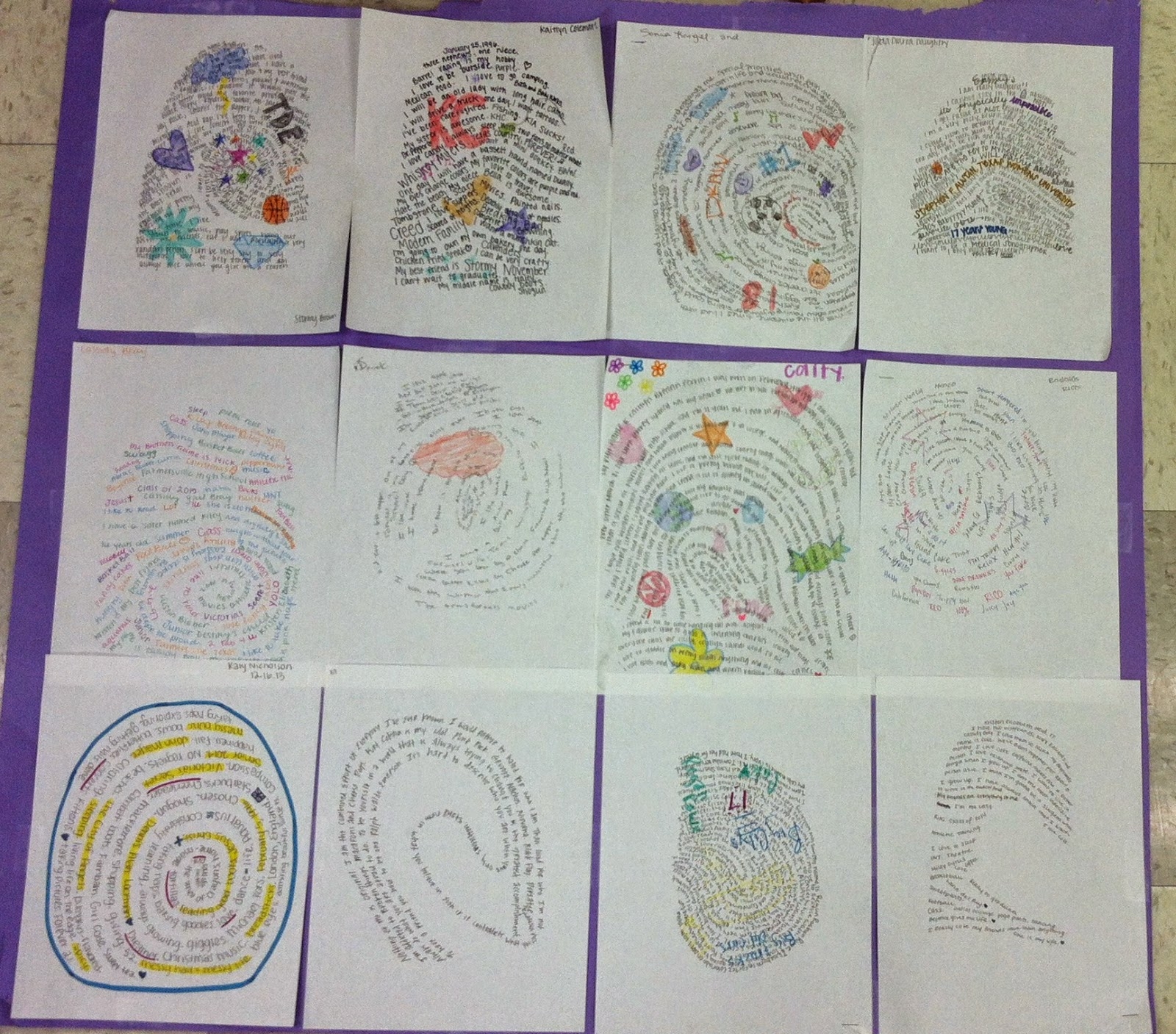 Printable Fingerprint Activity Worksheet