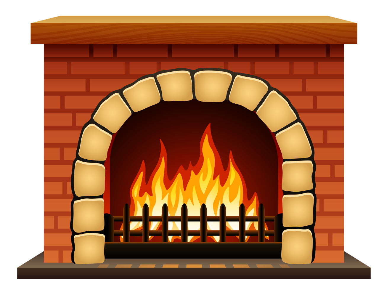 printable fireplace pictures