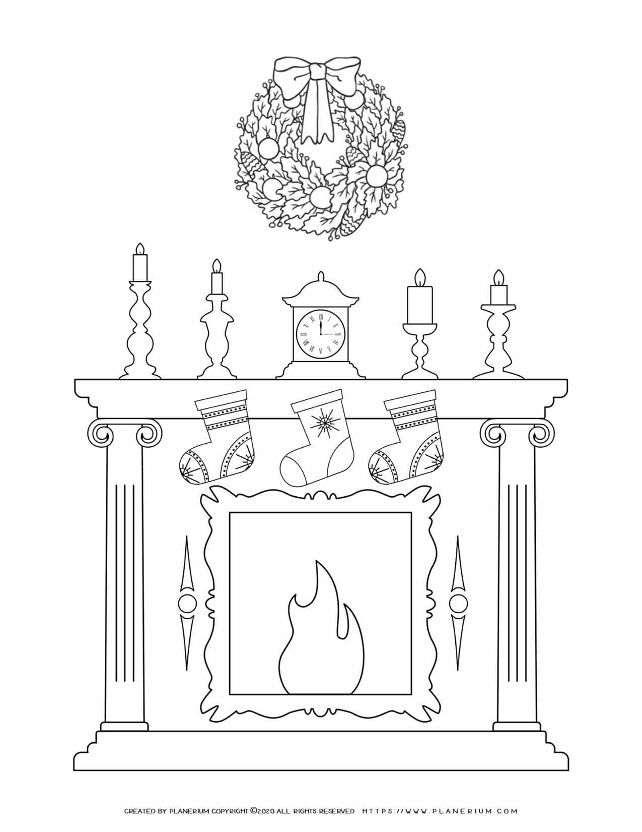 Printable Fireplace Pictures