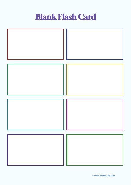 Printable Flash Cards Template Printable Free Templates