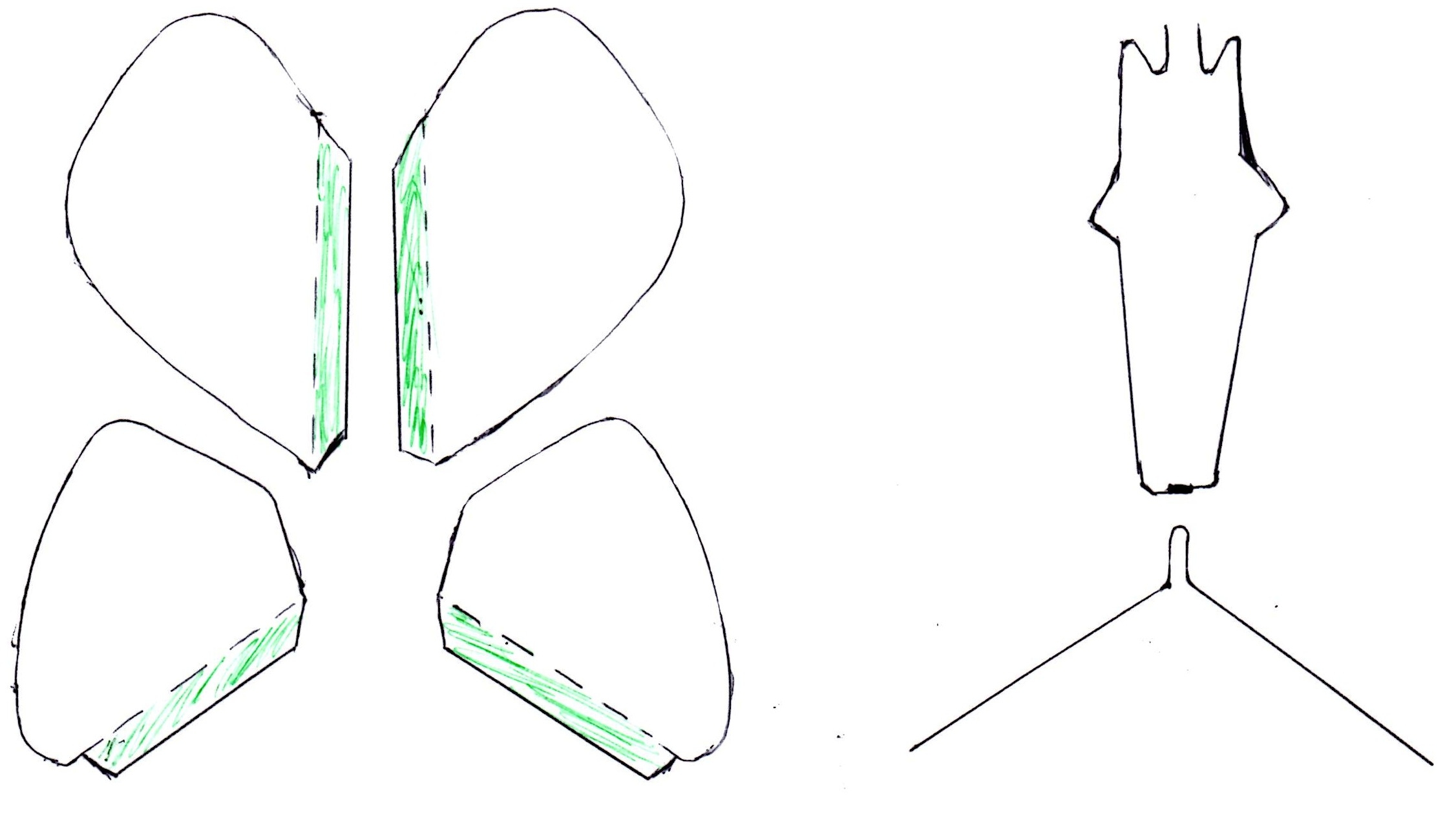 Printable Flying Butterfly Card Template Free Templates Printable