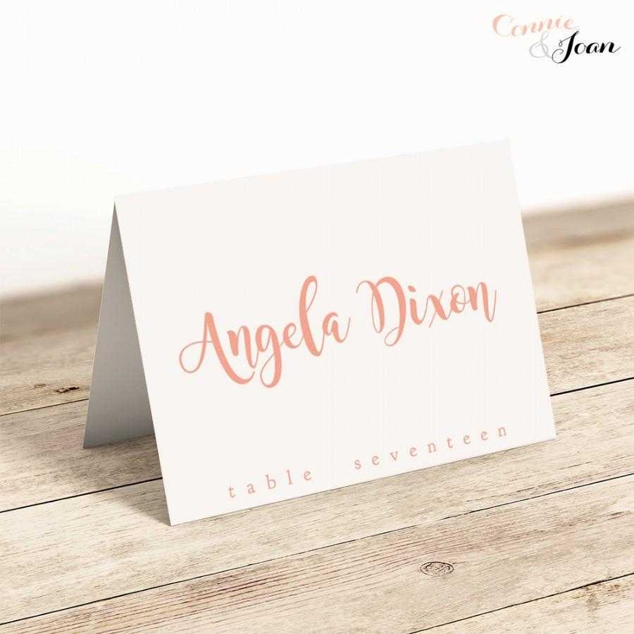 free printable table cards template