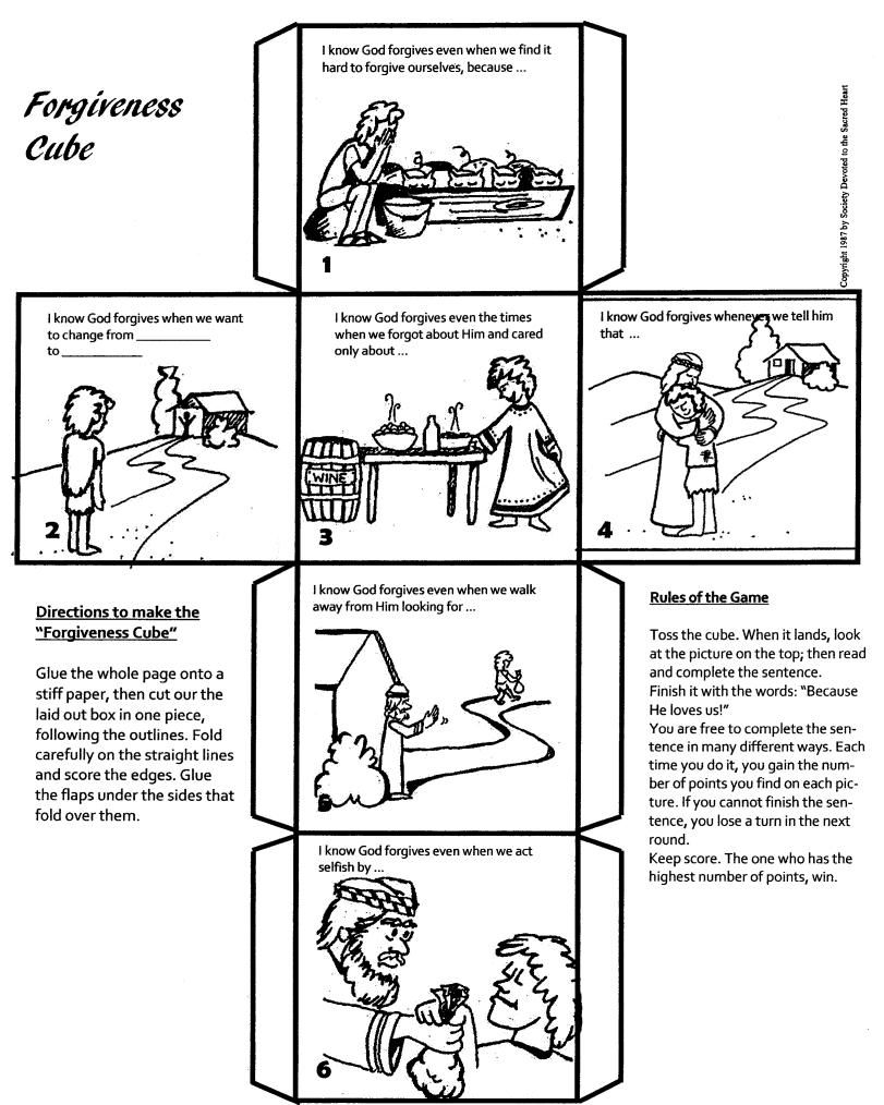 Printable Forgiveness Activity Sheets Printable Word Searches