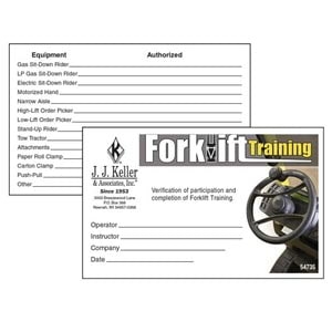 Printable Forklift Certification Card Template Free Cphon