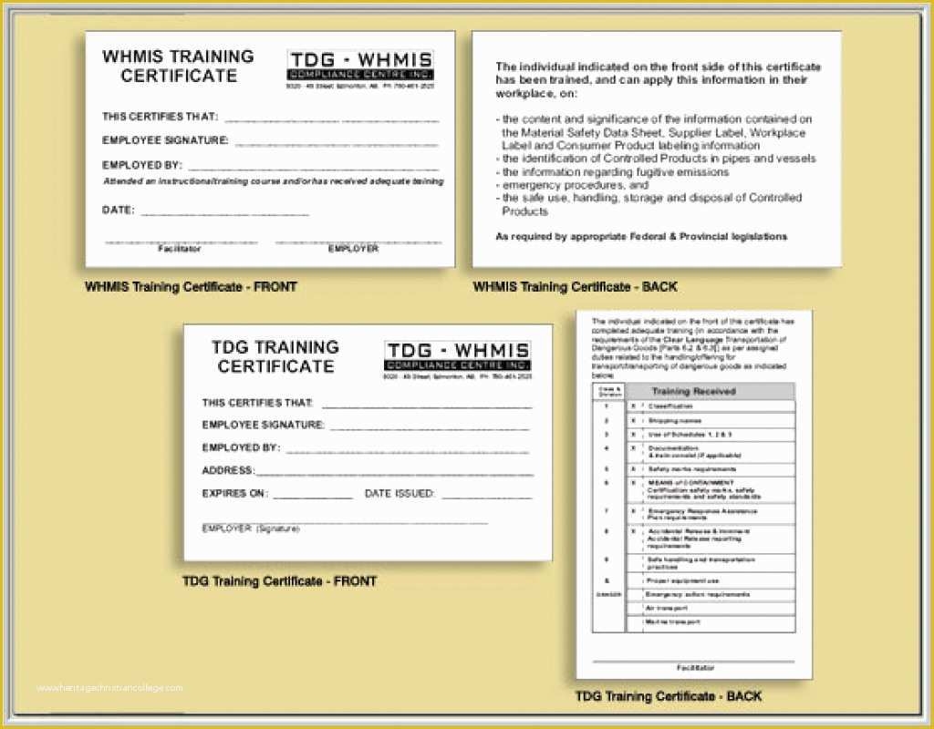 Printable Forklift Certification Wallet Card Template Free Printable 