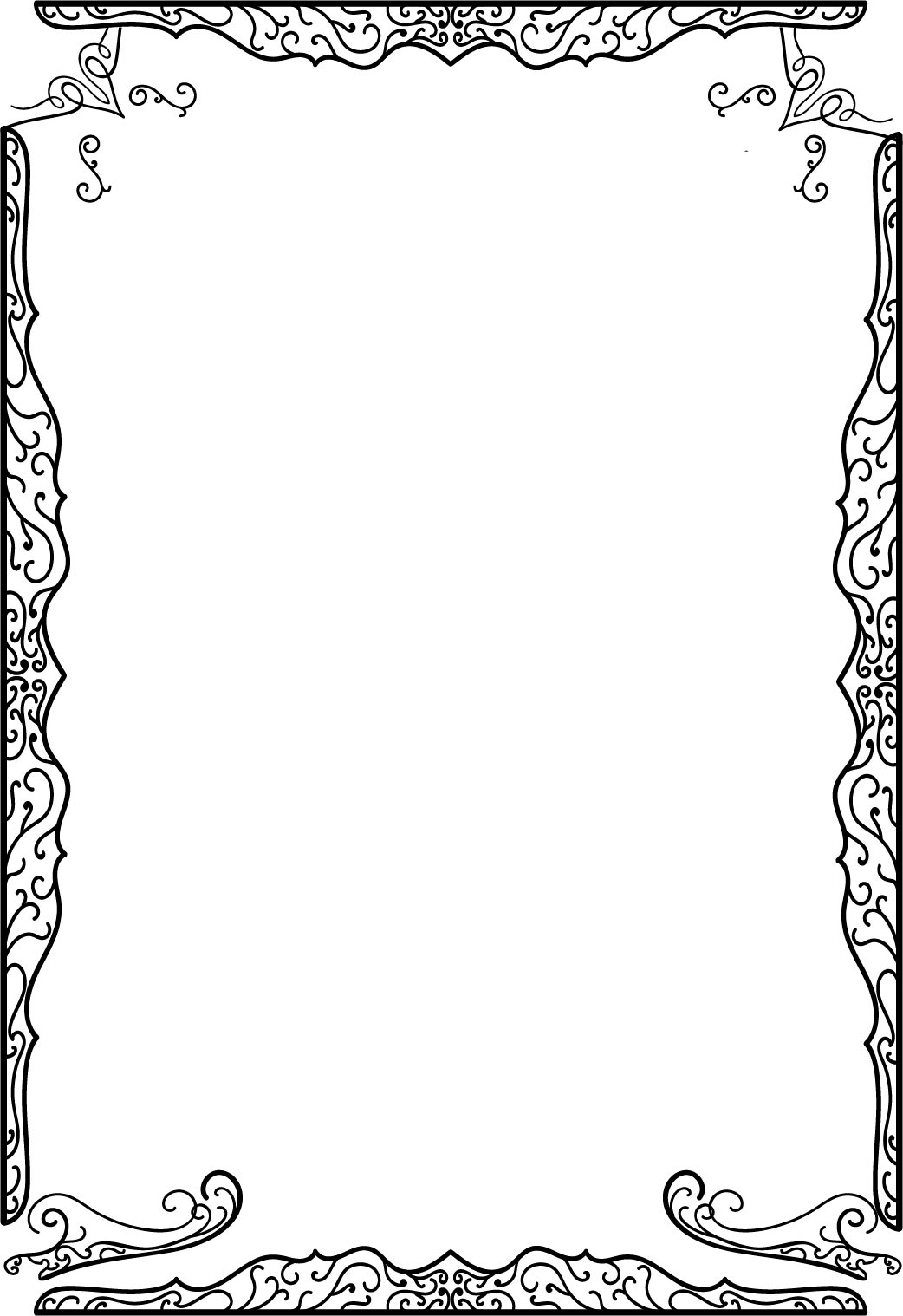 Printable Frame Template