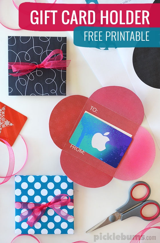 Printable Gift Card Holder Template