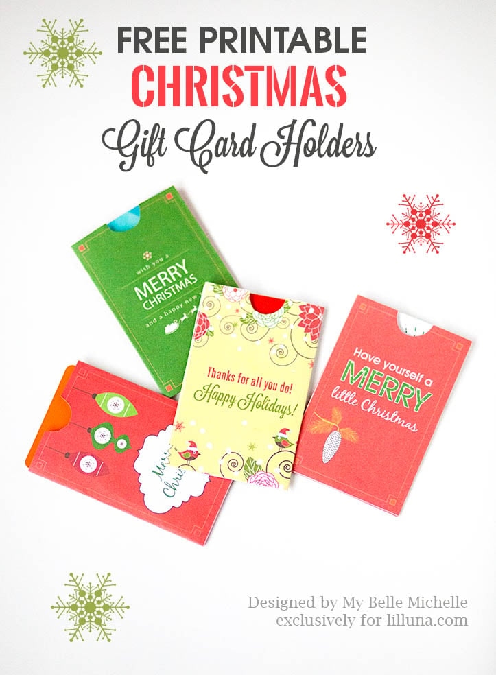Printable Gift Card Holder Template