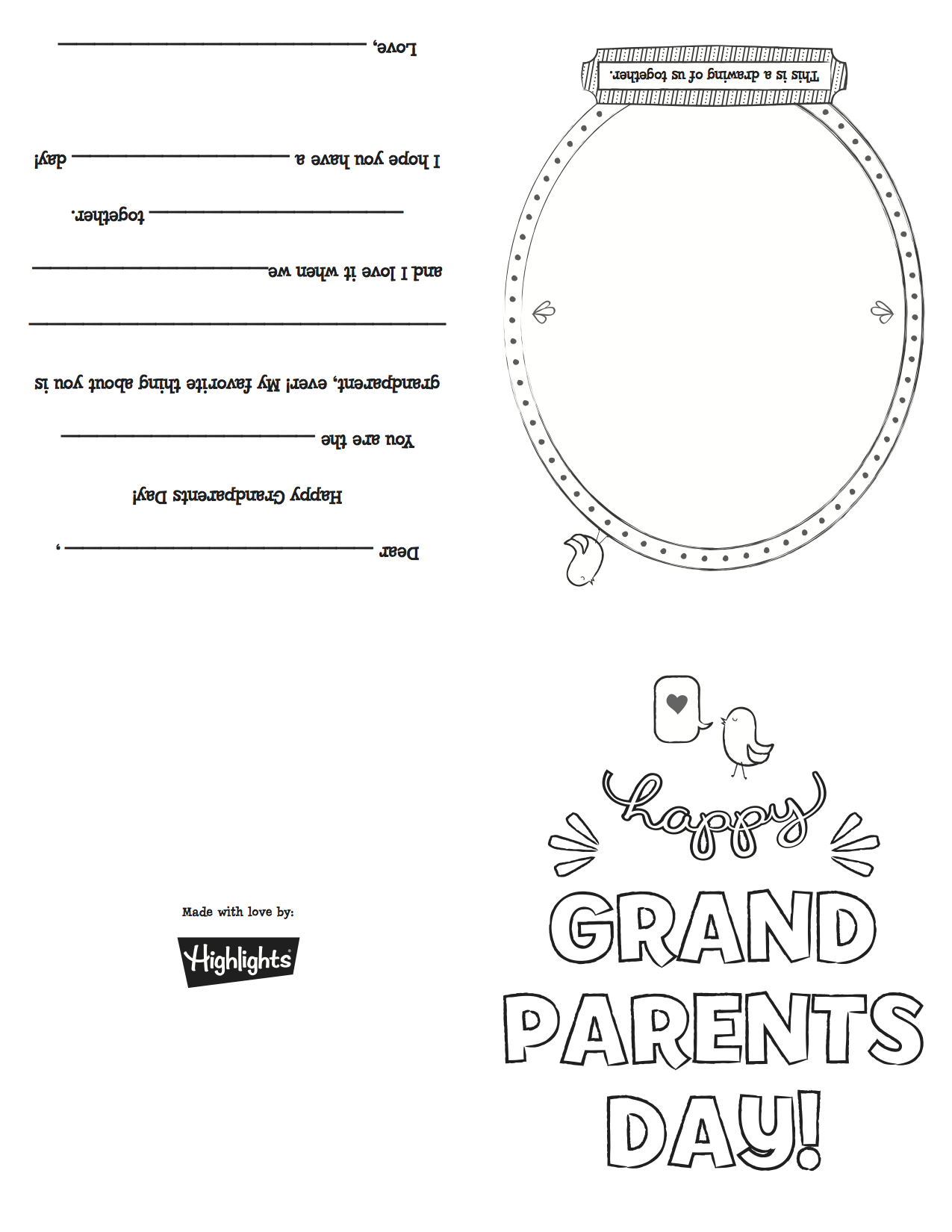 Printable Grandparents Day Activities