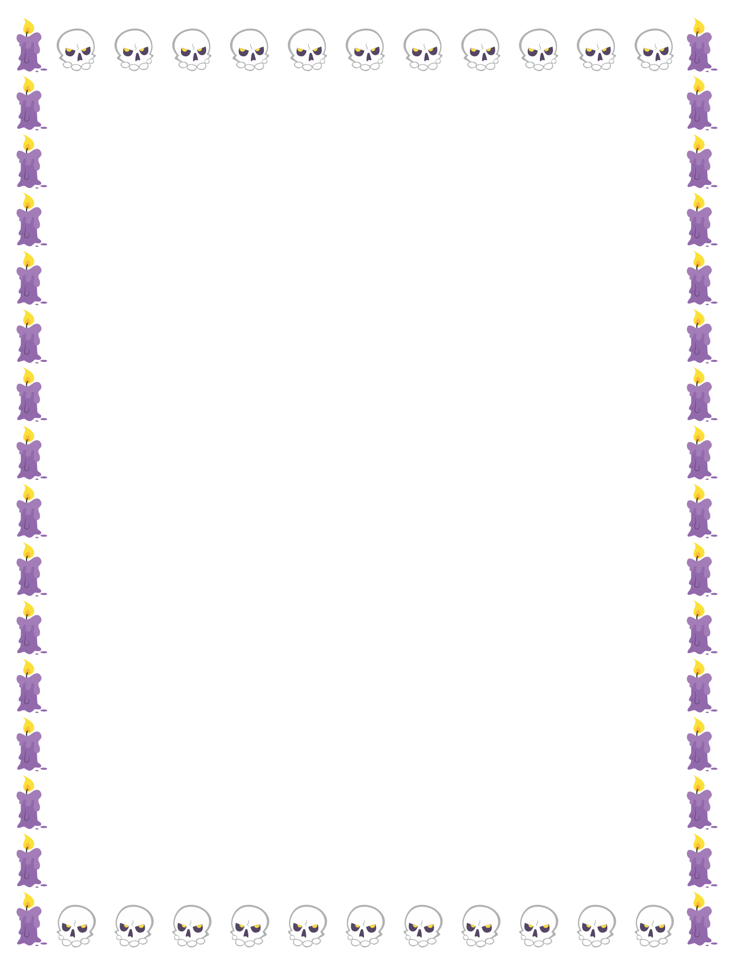 Printable Halloween Border Printable New Year Banners