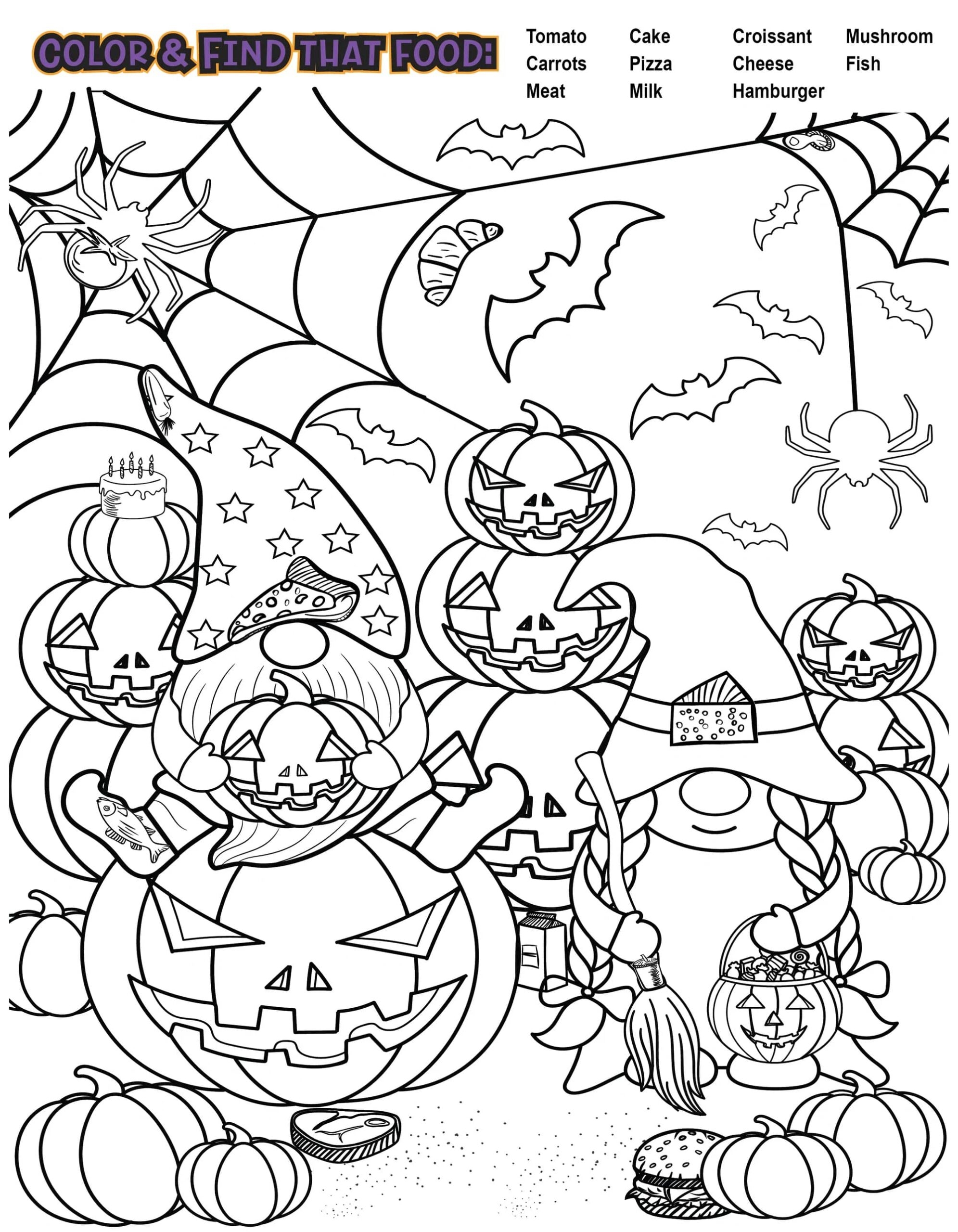 Printable Halloween Hidden Objects Printable JD