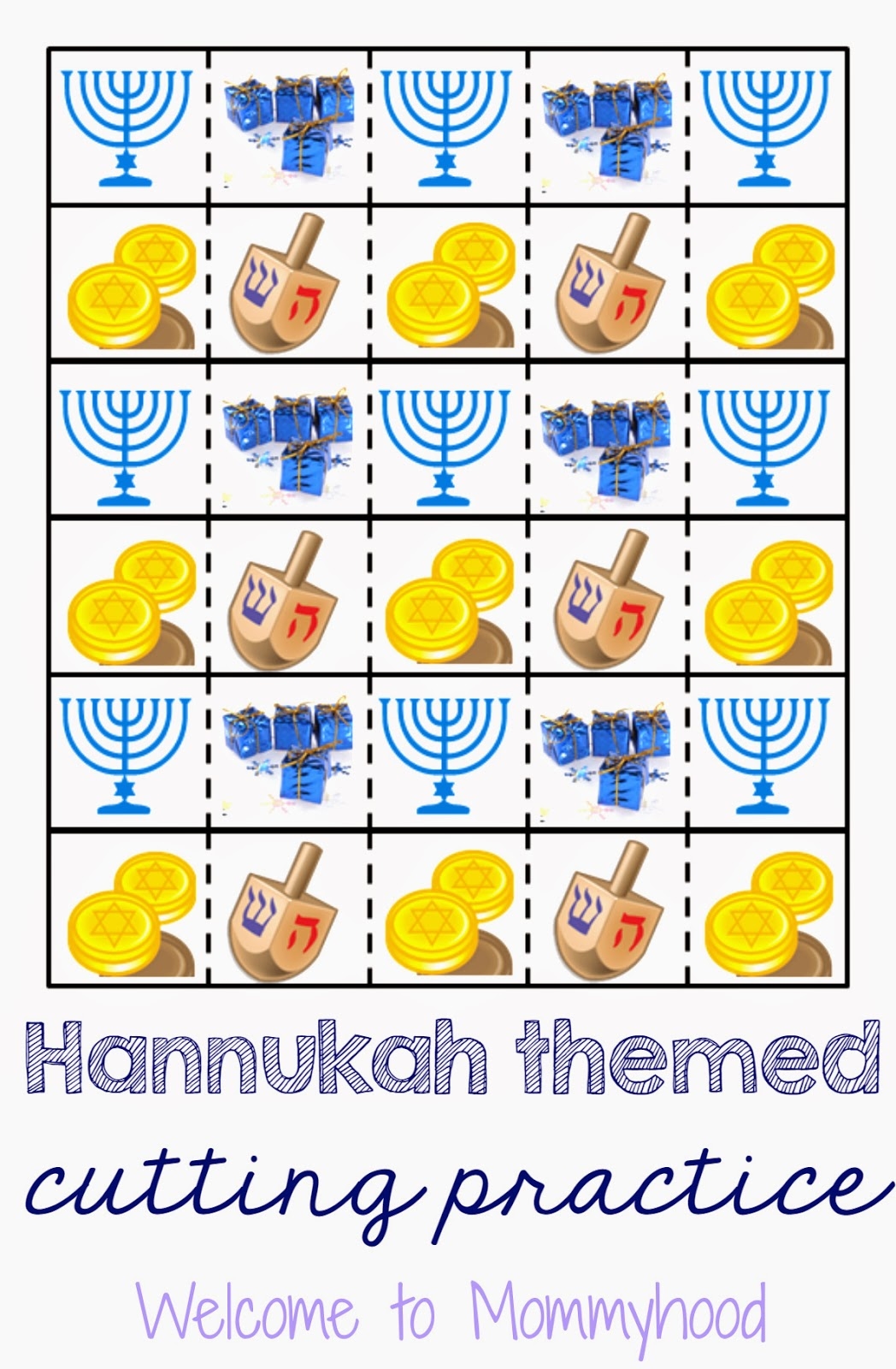 Printable Hanukkah Activity Sheets