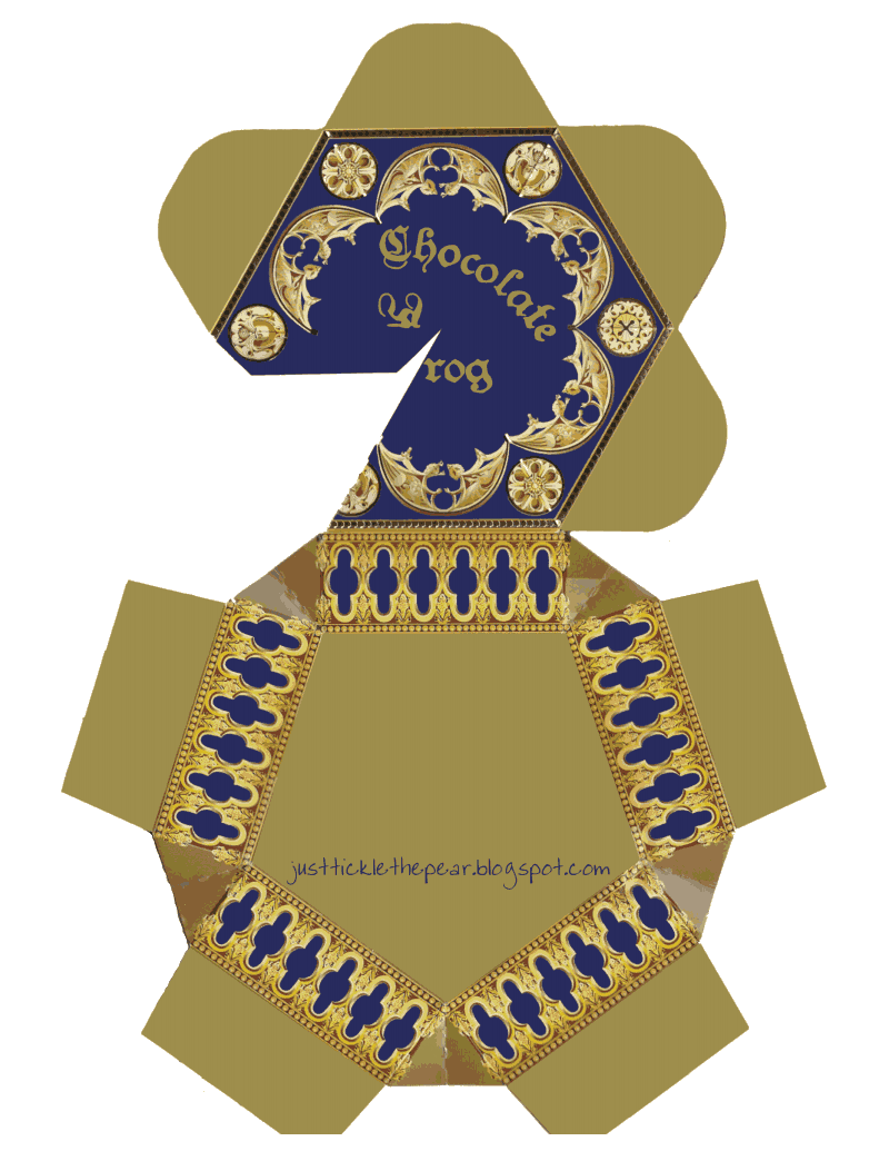 Printable Harry Potter Chocolate Frog Box Template Printable Templates