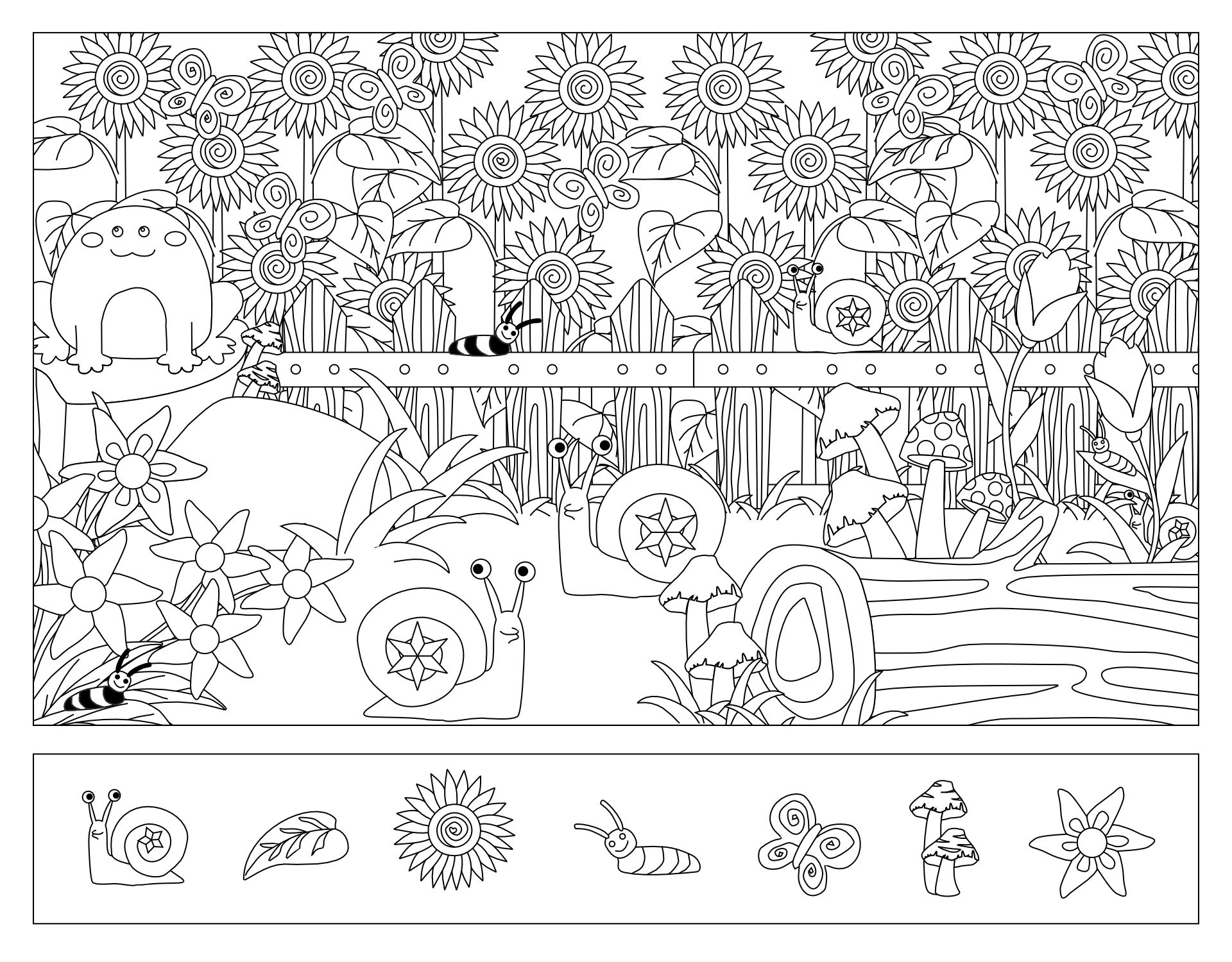 Printable Hidden Objects Printable Calendar