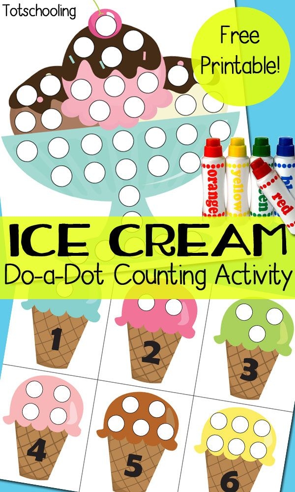 printable ice cream activities