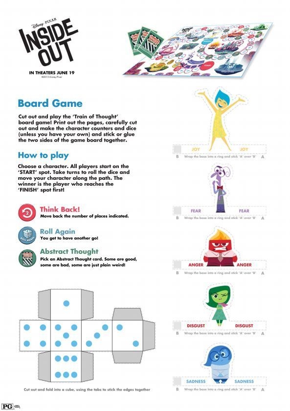 Printable Inside Out Activities Printable New Year Banners
