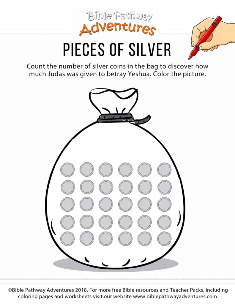 Printable Judas Betrays Jesus Activity Sheets Free Printable