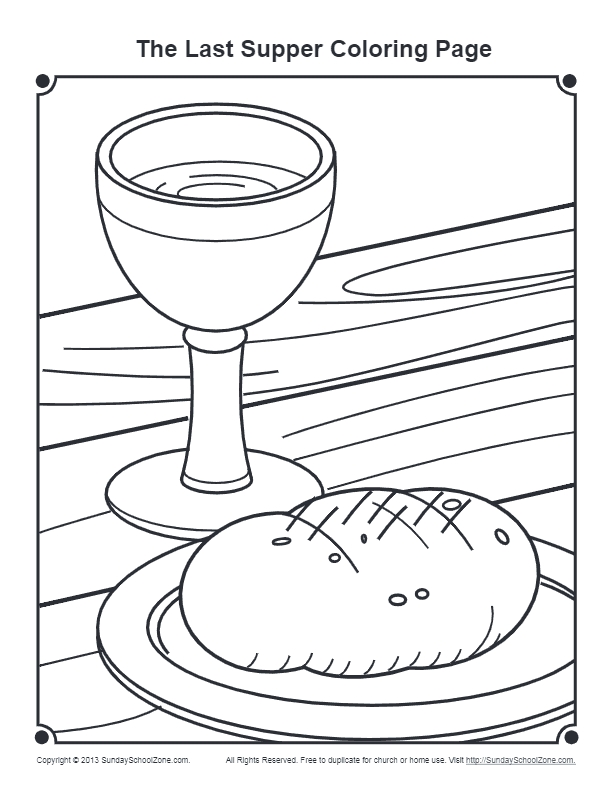 Printable Last Supper Activities Printable Calendars AT A GLANCE