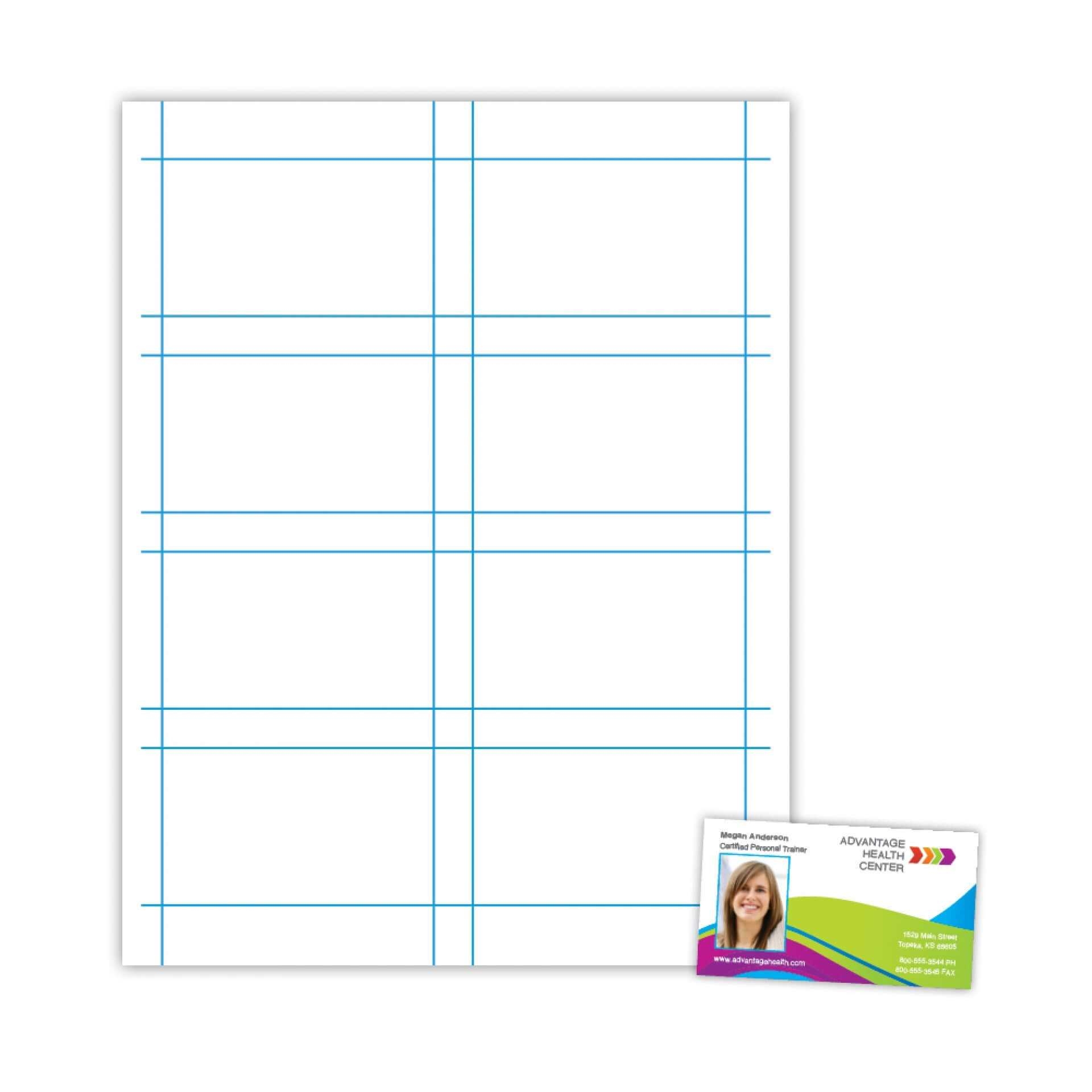 Printable Layout Business Card Template Printable Templates