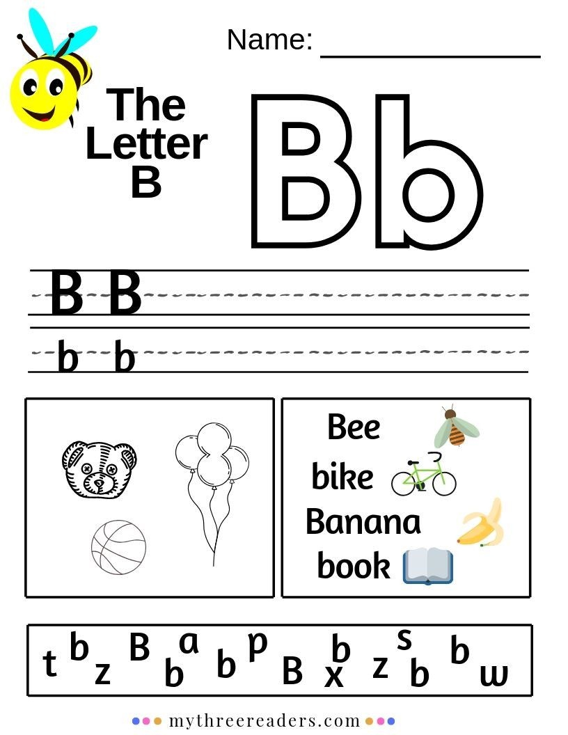 printable letter b activities
