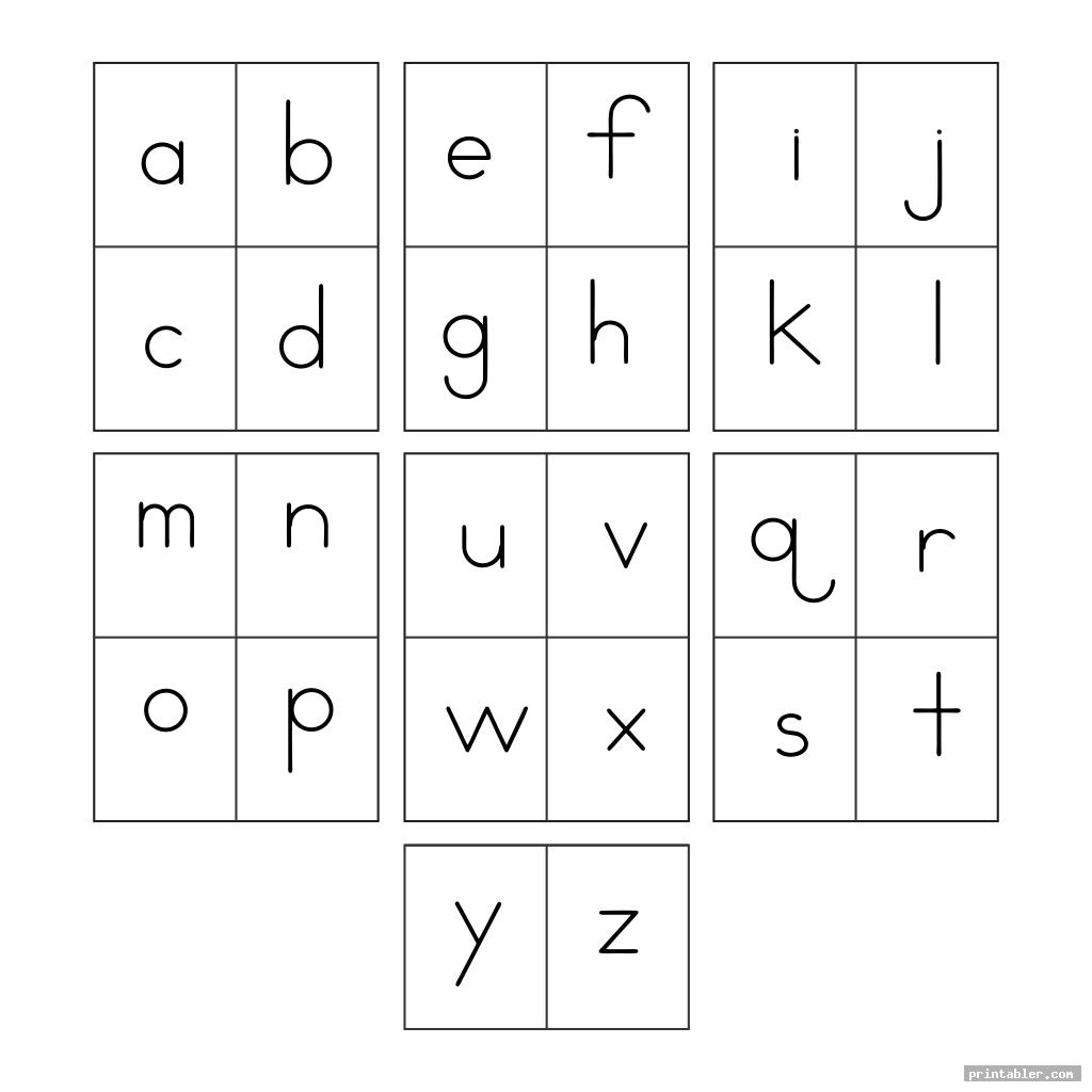 alphabet cards with pictures printable