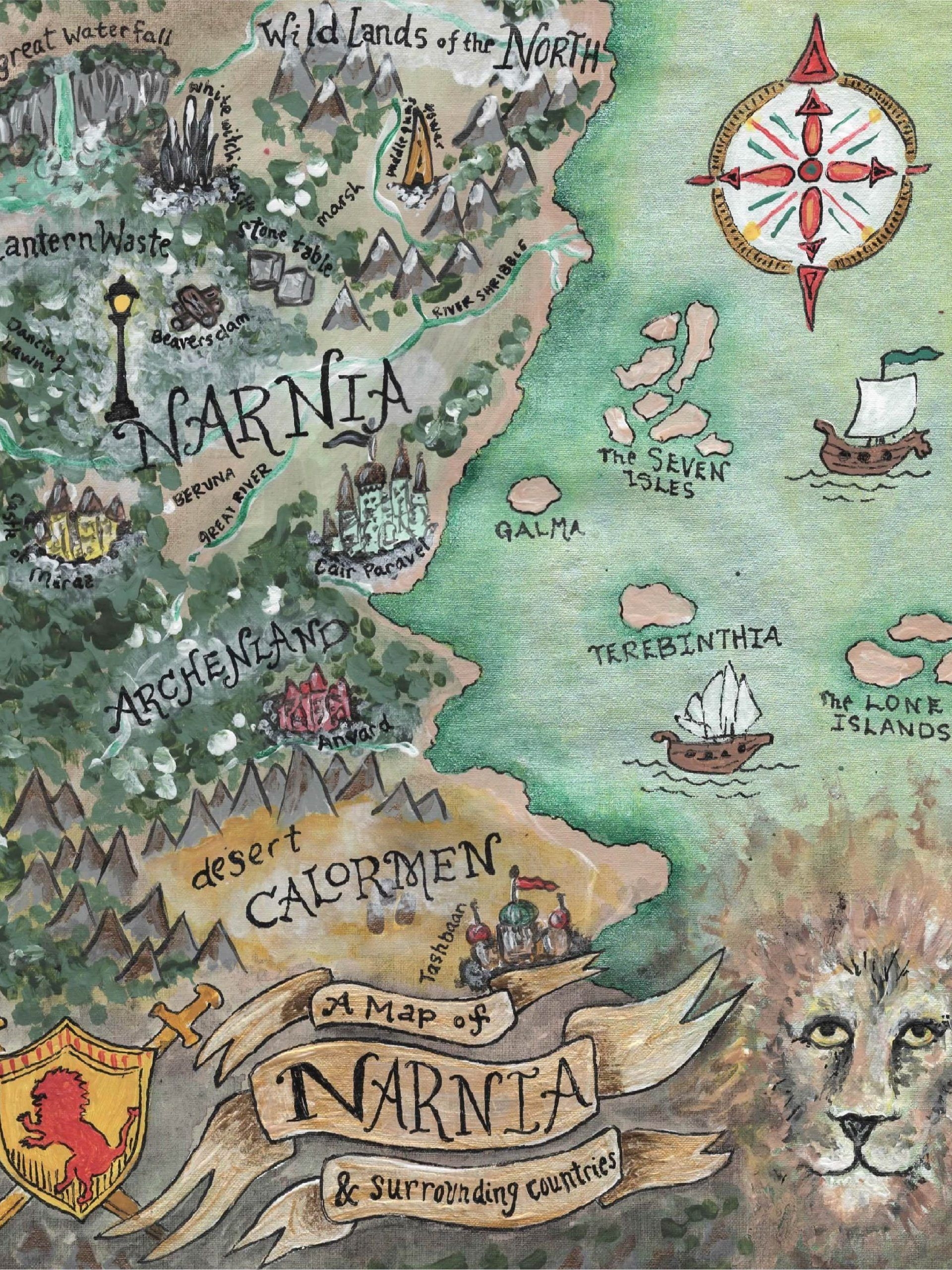 Printable Map Of Narnia Dev onallcylinders