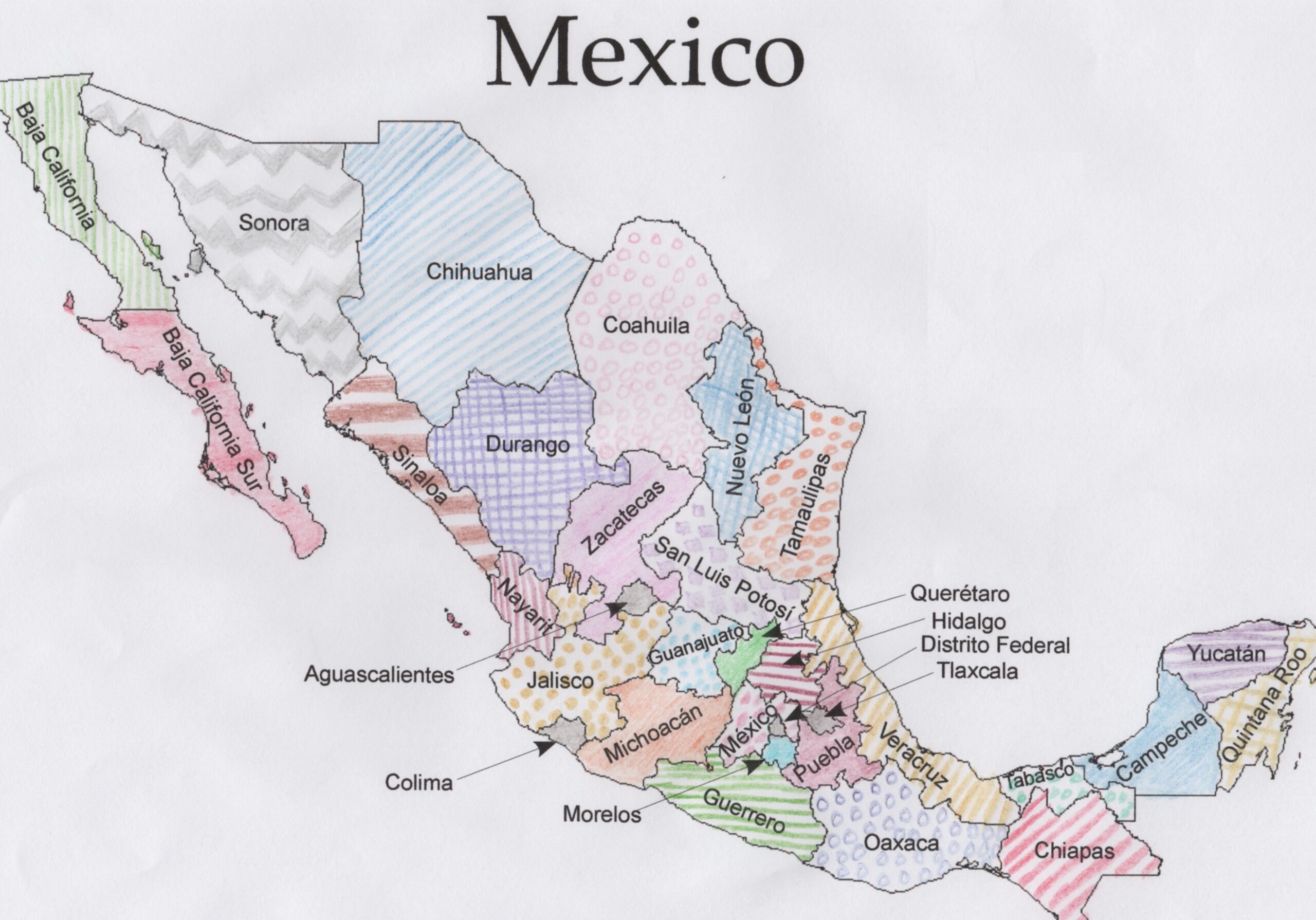 Printable Maps Of Mexico