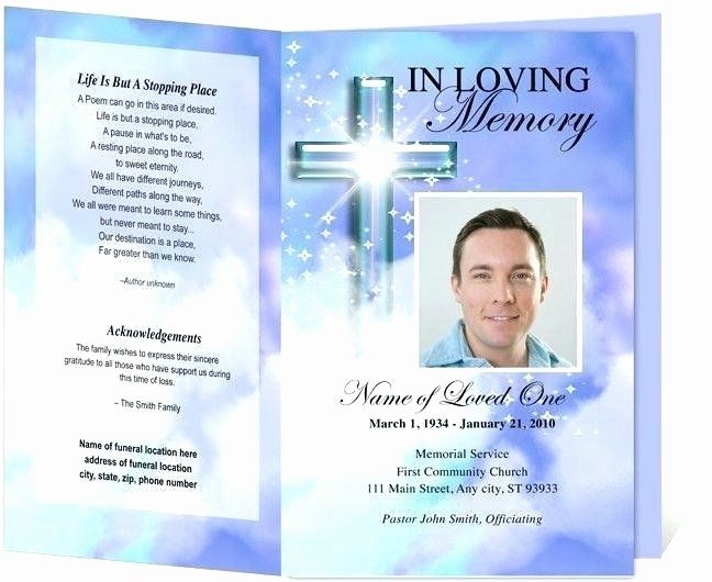 Printable Memorial Card Template Microsoft Word Printable Templates