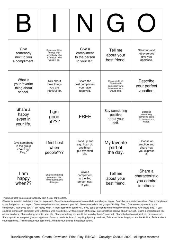 Printable Mental Health Games And Activities