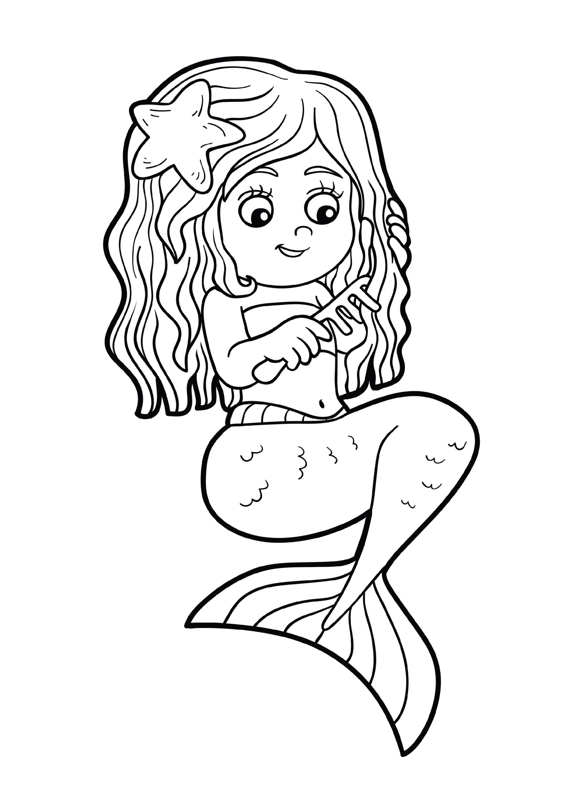 Printable Mermaids Coloring Pages Printable Calendars AT A GLANCE