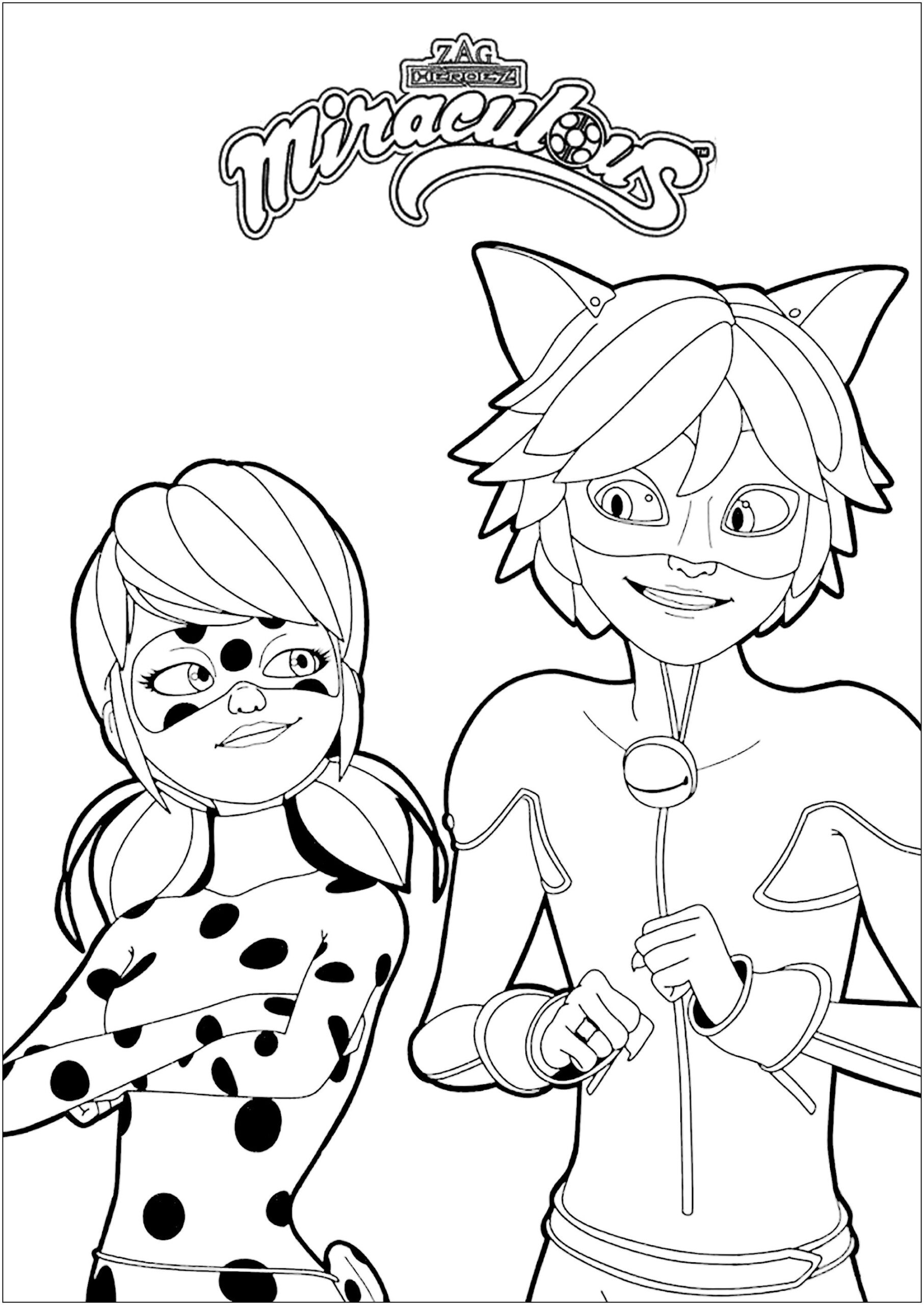 Printable Miraculous Ladybug Coloring Pages Free Printable Templates