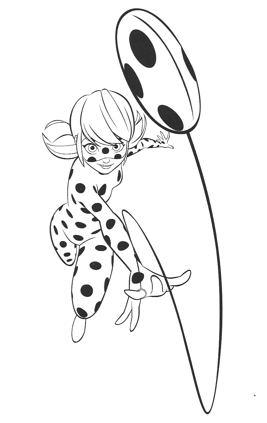 Printable Miraculous Ladybug Coloring Pages