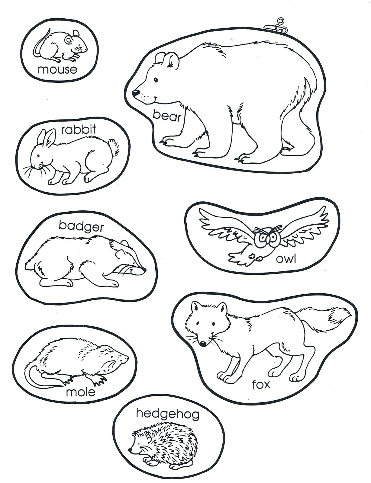 the mitten activities printable